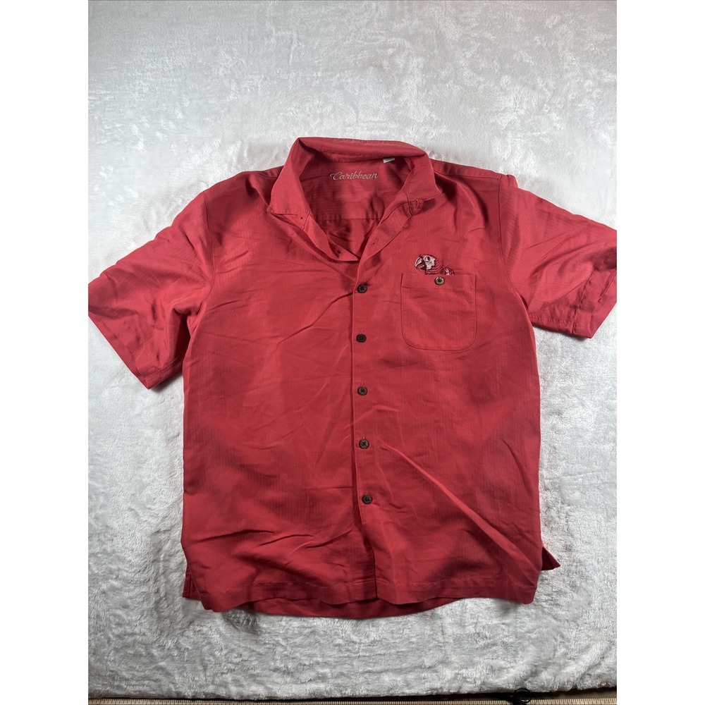 caribbean‎ joe hawaiian shirt Parrot Print